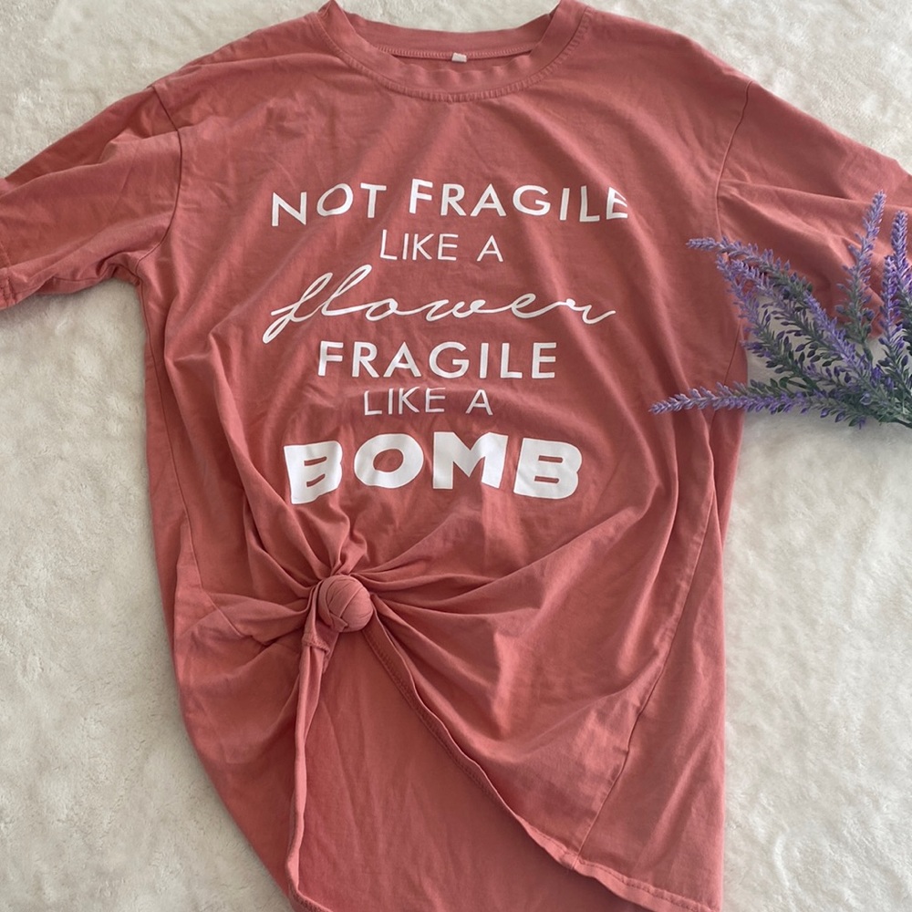 Coral t-shirt